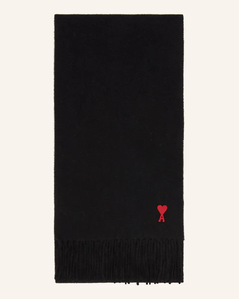 AMI Paris Schal Schwarz
