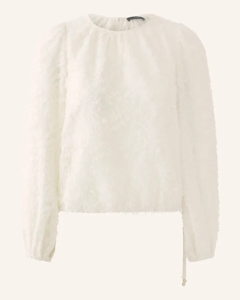 Oui  Blusenshirt beige Ecru