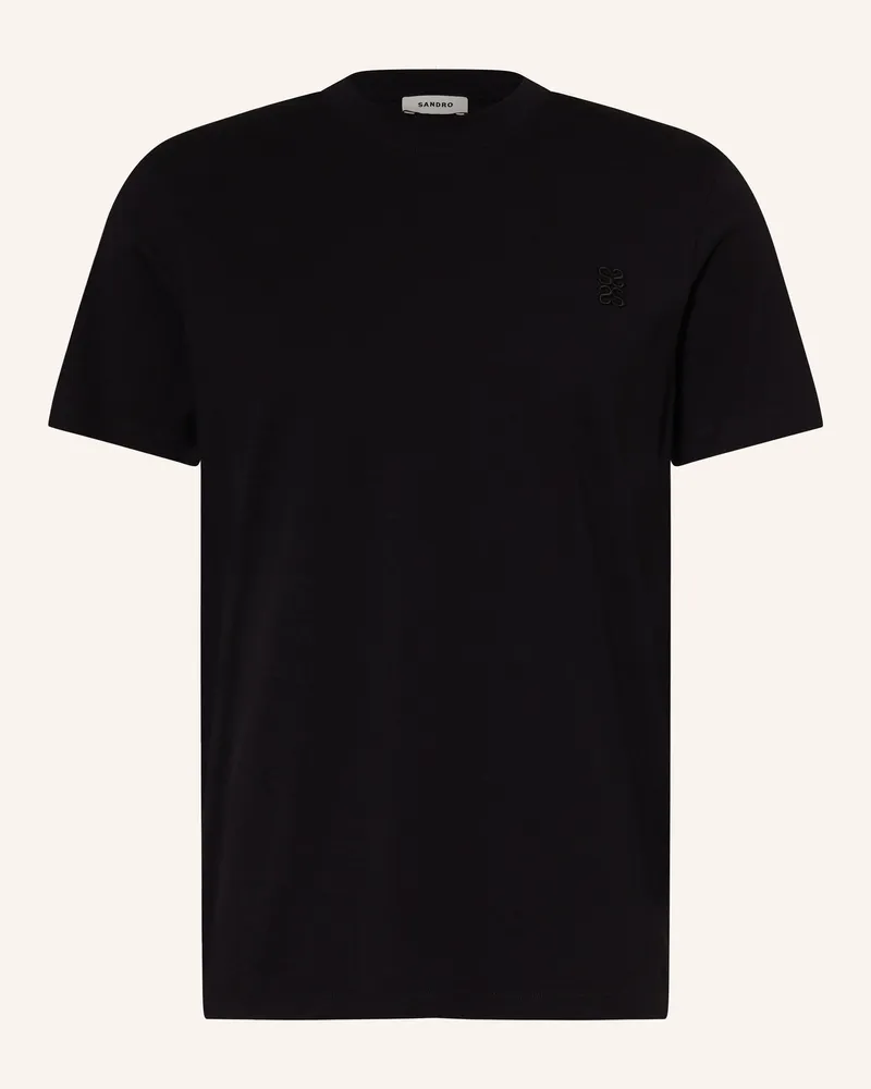 Sandro T-Shirt Schwarz