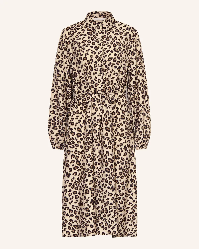 MOSS COPENHAGEN Hemdblusenkleid MSCHKALANI mit Rüschen Creme