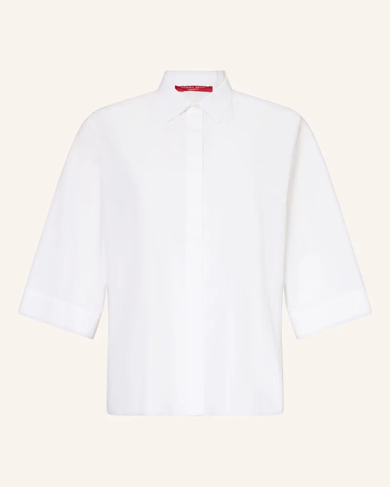 Marina Rinaldi Hemdbluse MICRON mit 3/4-Arm Weiss