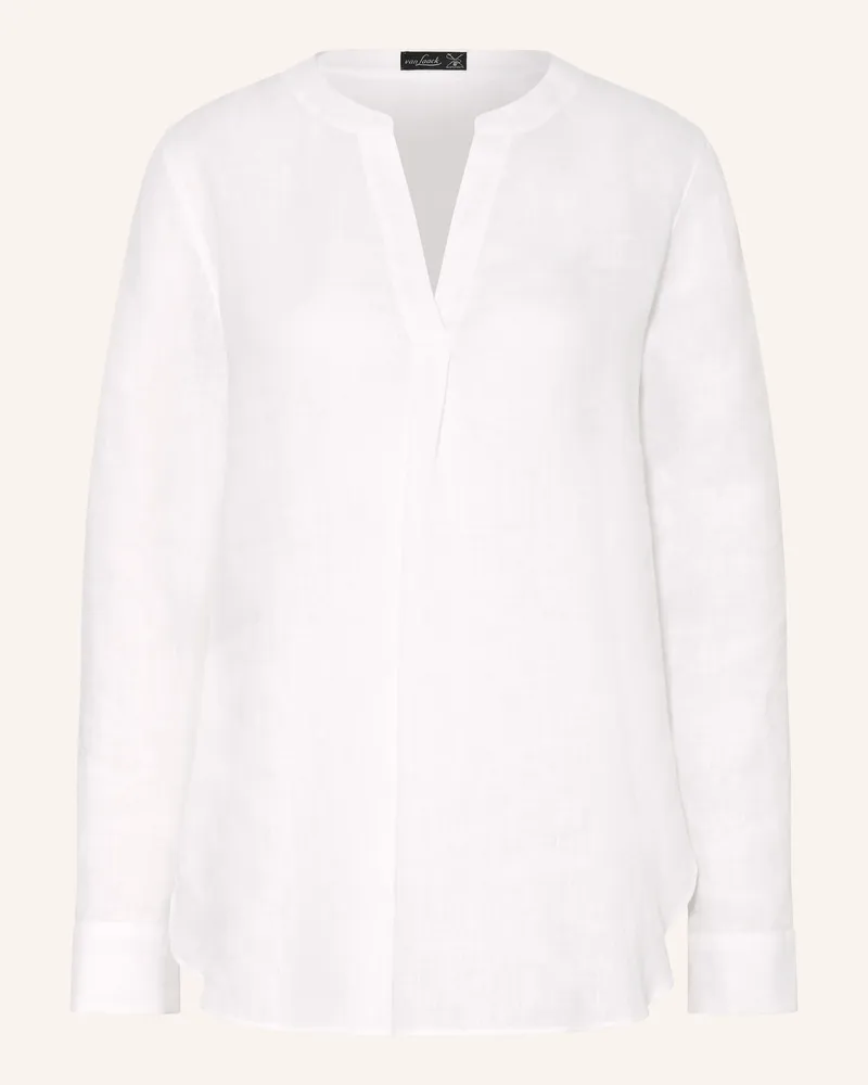 van Laack Blusenshirt VL-PONNY-BR aus Leinen Weiss