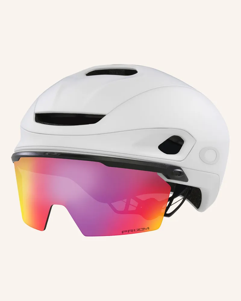 Oakley Fahrradhelm aro7 Road Mips weiss Weiss