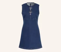 Jeanskleid mit Schmucksteinen