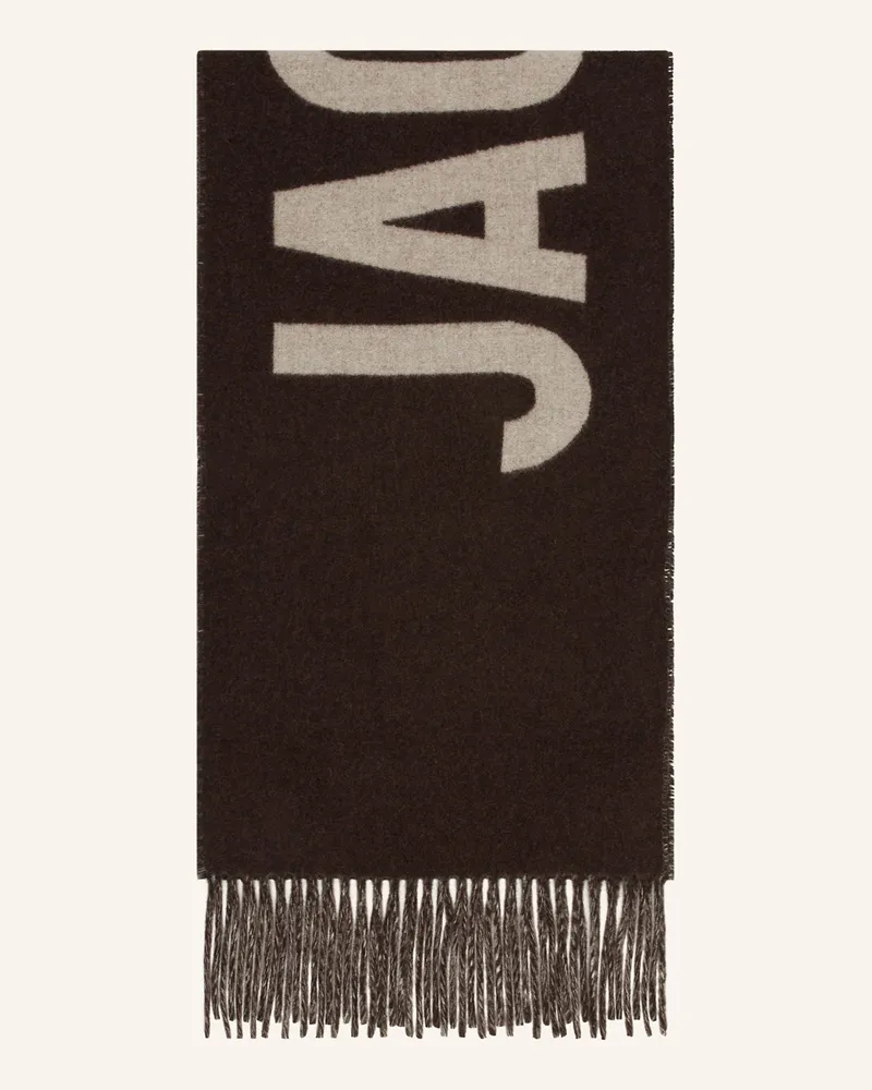 Jacquemus Schal braun Dunkelbraun