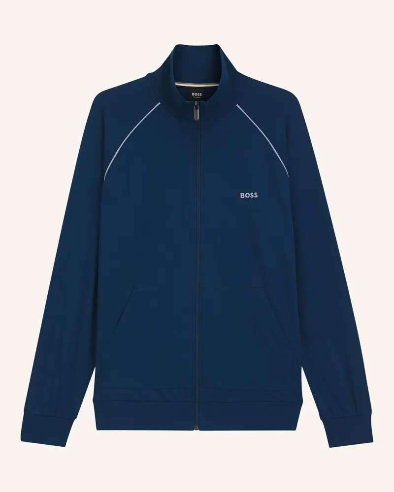 HUGO BOSS Loungewear Jackets Mix&Match Jacket Z Regular Fit blau Türkis