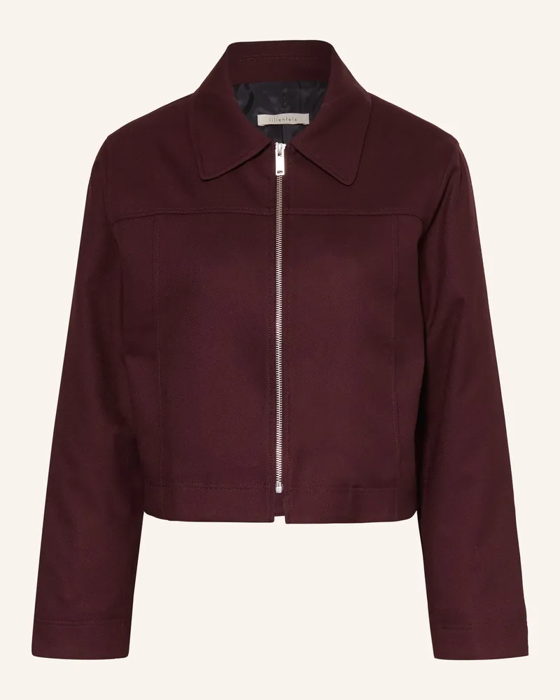 lilienfels Kastenjacke rot Dunkelrot