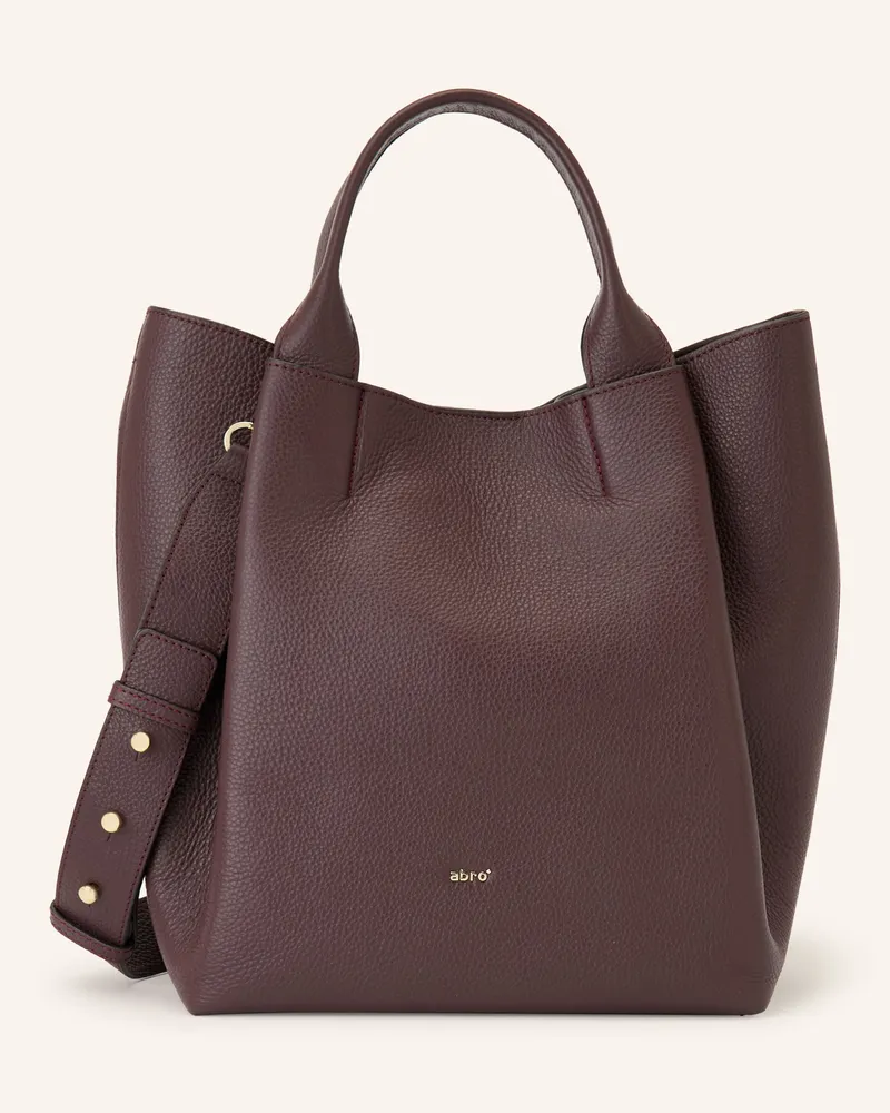 Abro Shopper Essential Medium Mit Pouch rot Dunkelrot