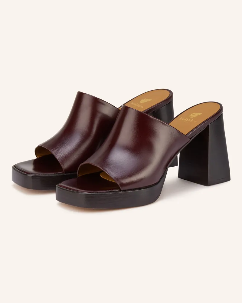 Bobbies Mules Renata braun Dunkelbraun
