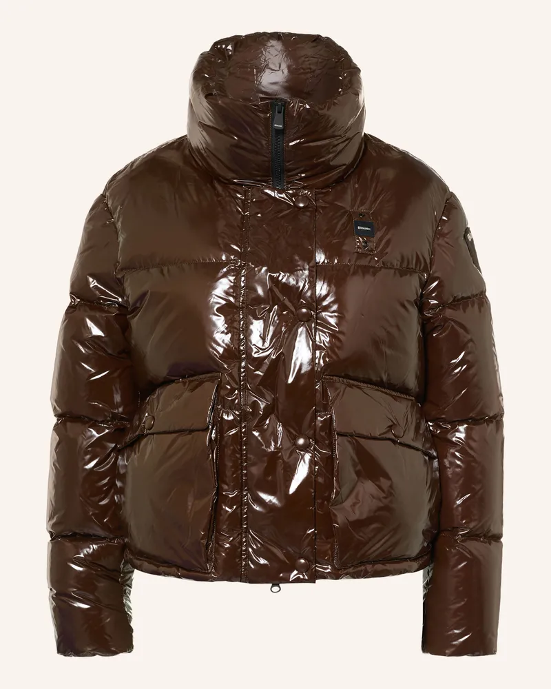 Blauer Daunenjacke Clare braun Braun