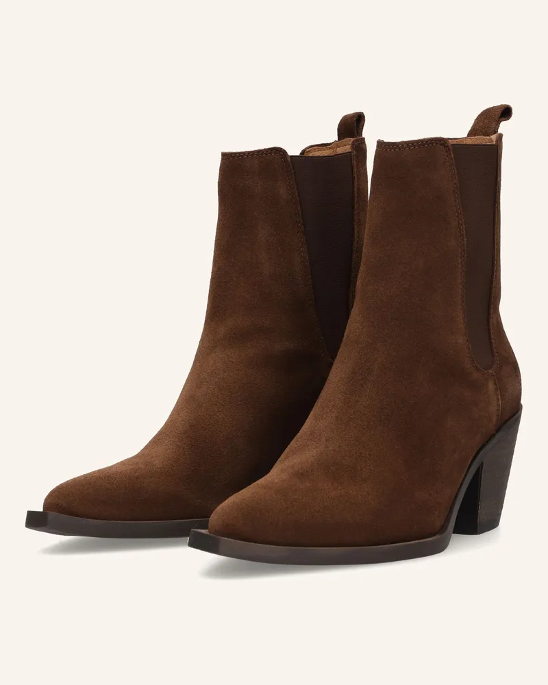 Apple of Eden Cowboy Boots Braun