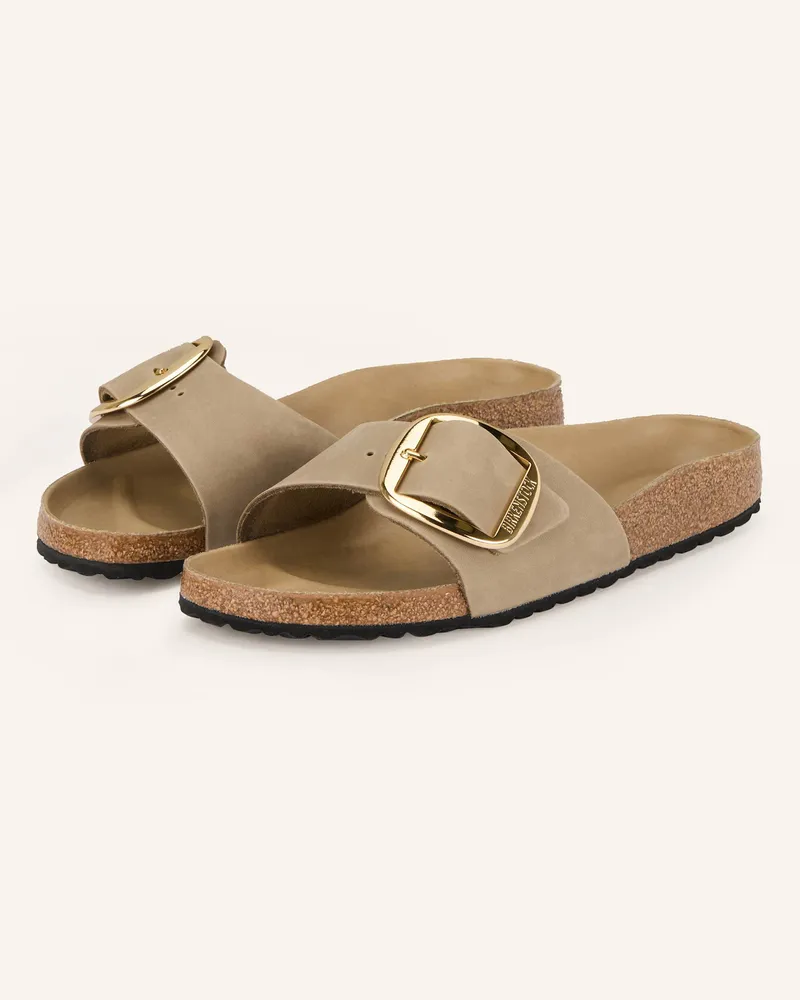 Birkenstock Pantoletten MADRID BIG BUCKLE Beige