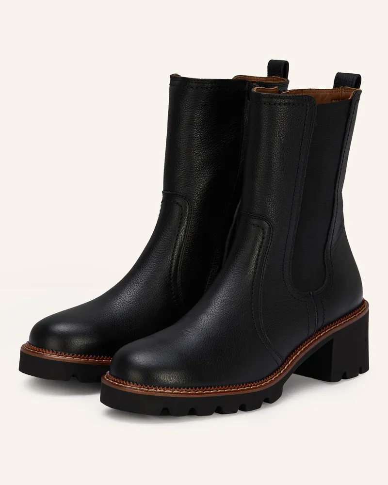 paul green Chelsea-Boots Schwarz