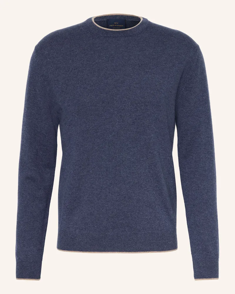 Paul & Shark Cashmere-Pullover blau Blau