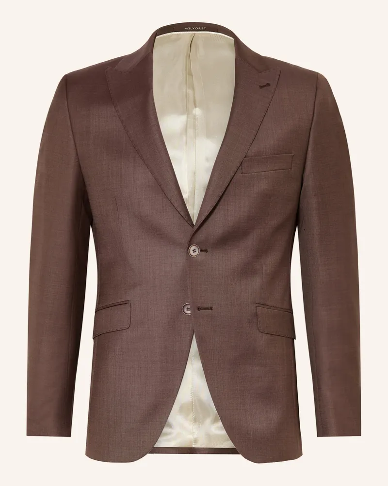 Wilvorst Anzugsakko Extra Slim Fit braun 064