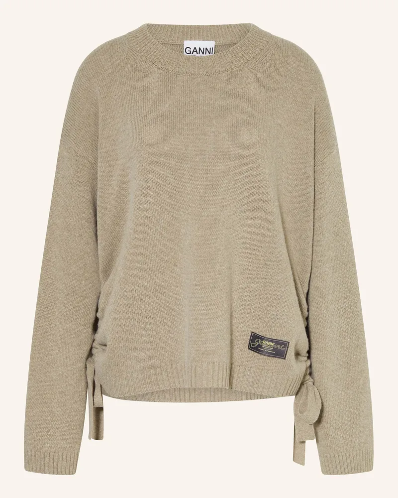 Ganni Pullover Oliv