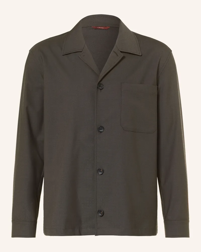 CRUNA Overshirt gruen Dunkelgrün