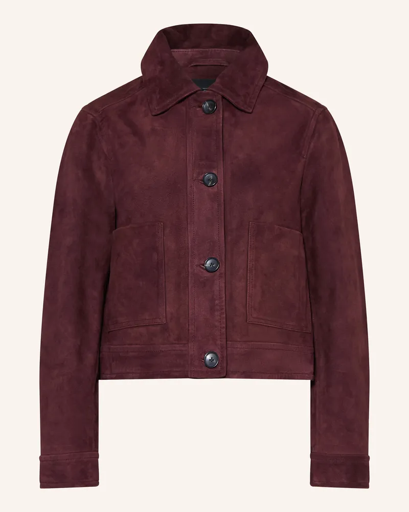 Reiss Lederjacke SONNY Dunkellila