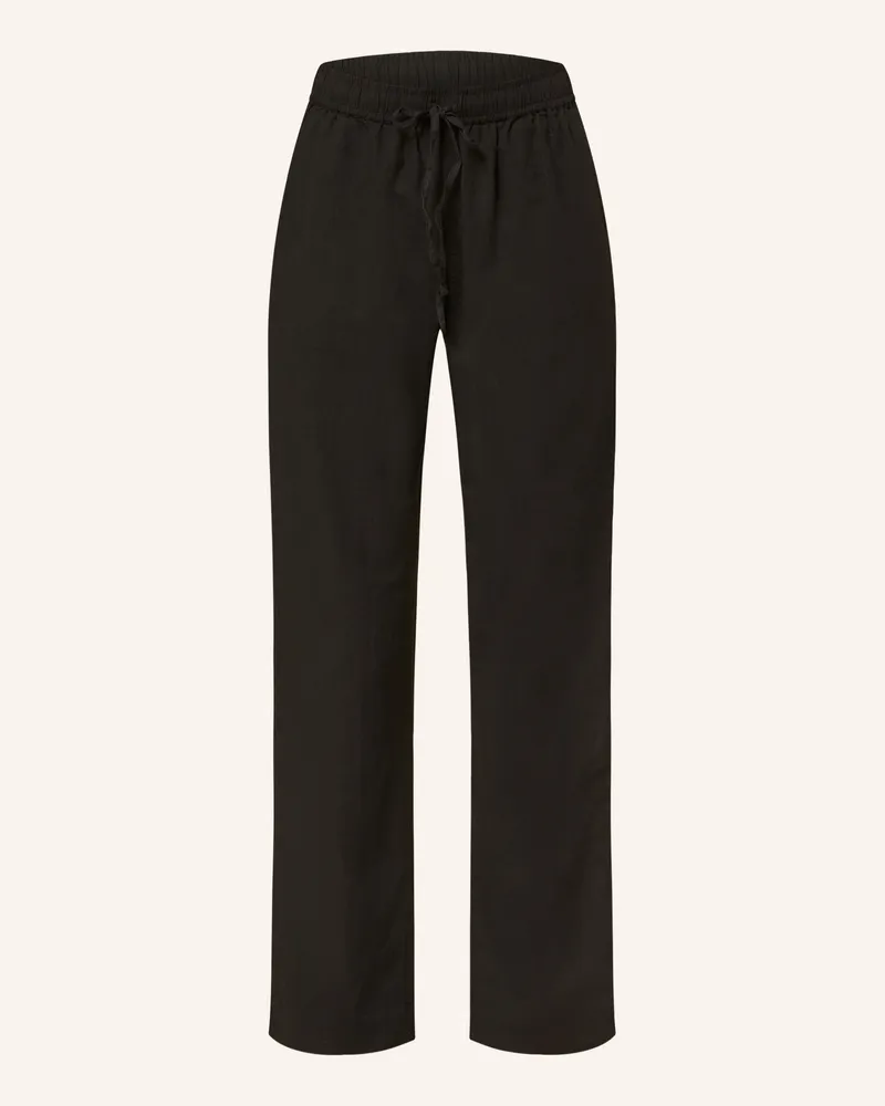 Neo Noir Marlenehose SONAR mit Leinen Schwarz