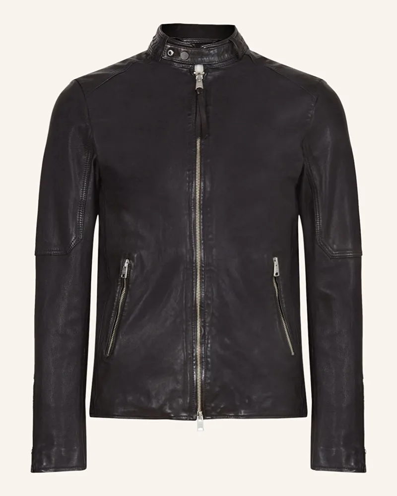 AllSaints Lederjacke Cora schwarz Schwarz