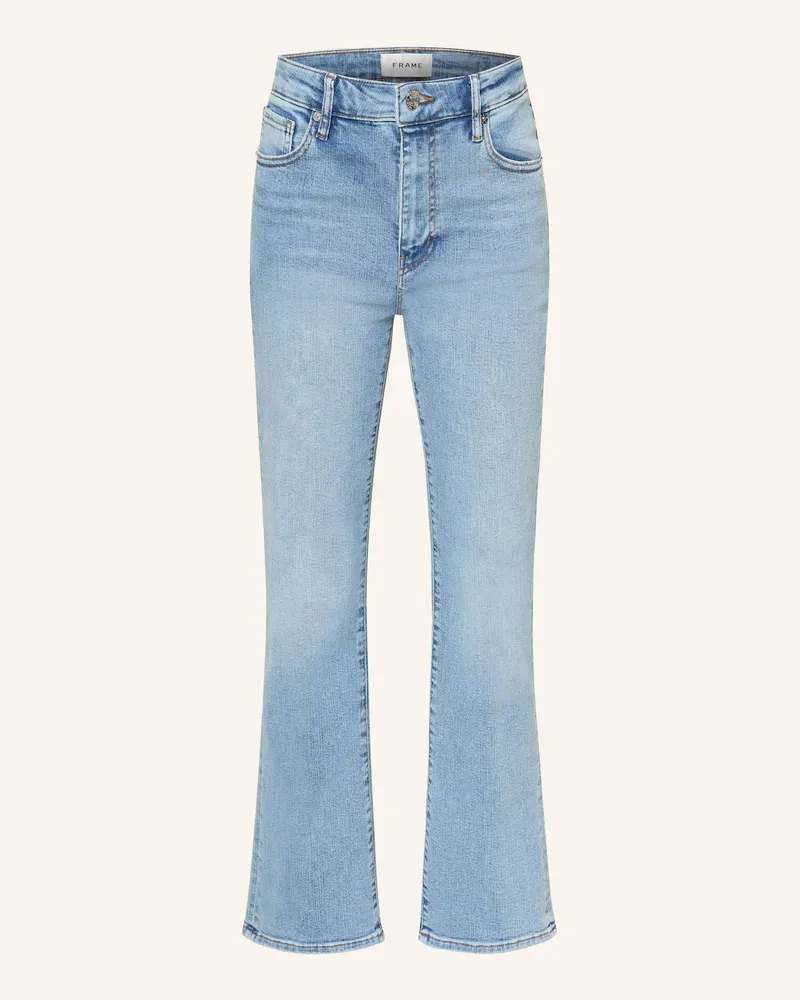 Frame Denim Bootcut Jeans The Reboot Crop blau Lrk