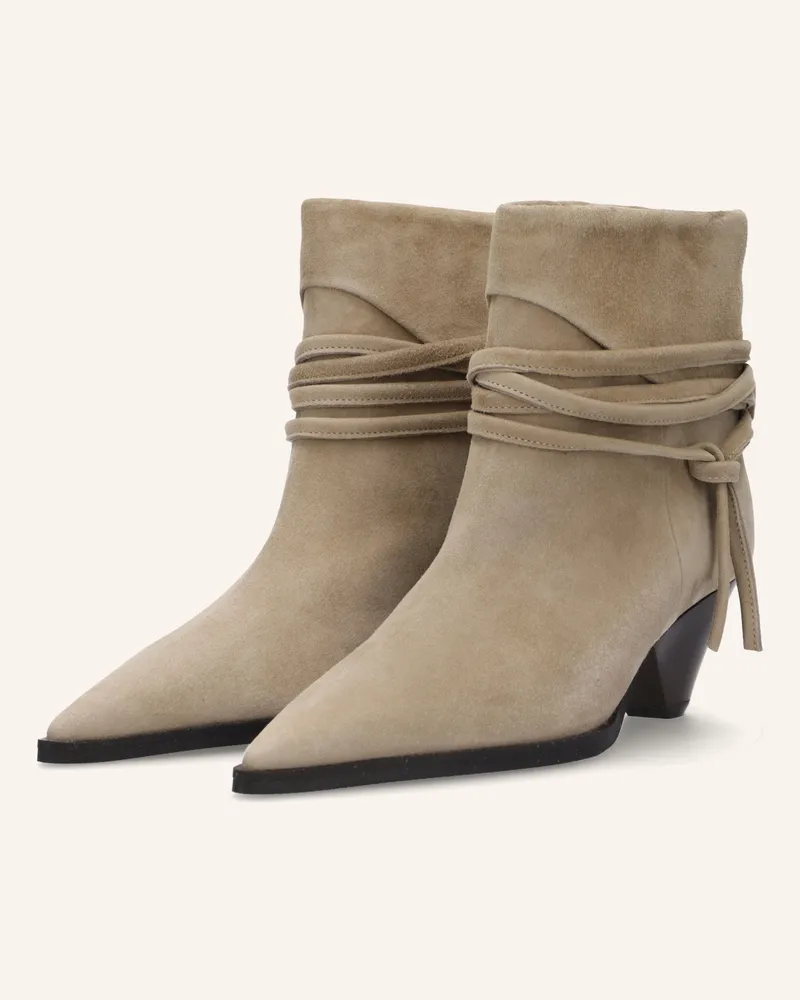 Thea Mika Stiefeletten Beige