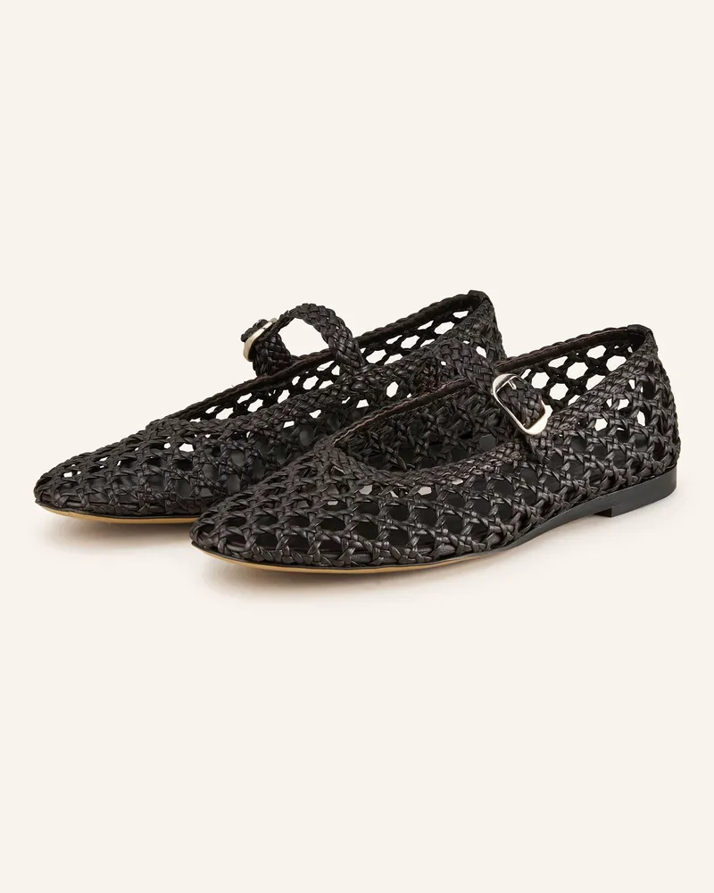 Le Monde Béryl Mary-Jane-Ballerinas Schwarz