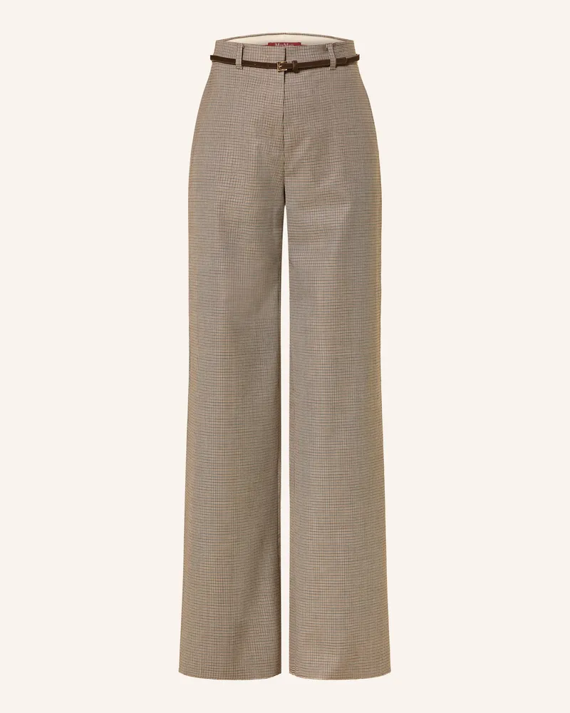 Max Mara Marlenehose Cicala braun Hellbraun