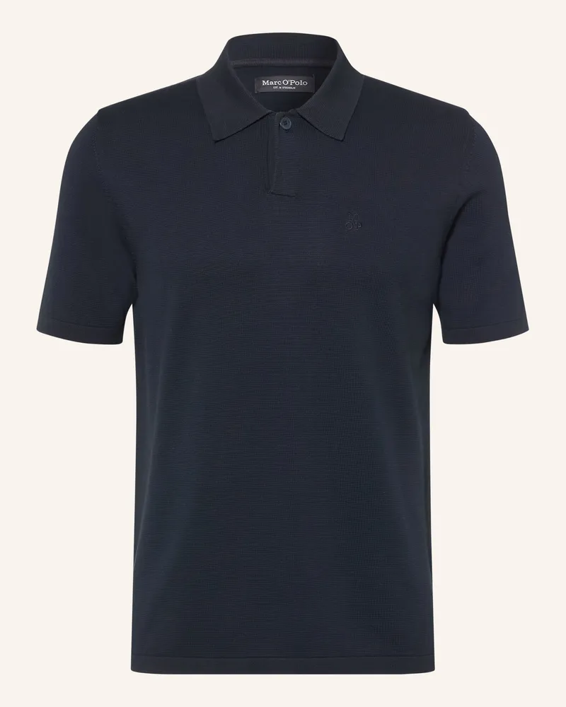 Marc O'Polo Piqué-Poloshirt blau Dunkelblau