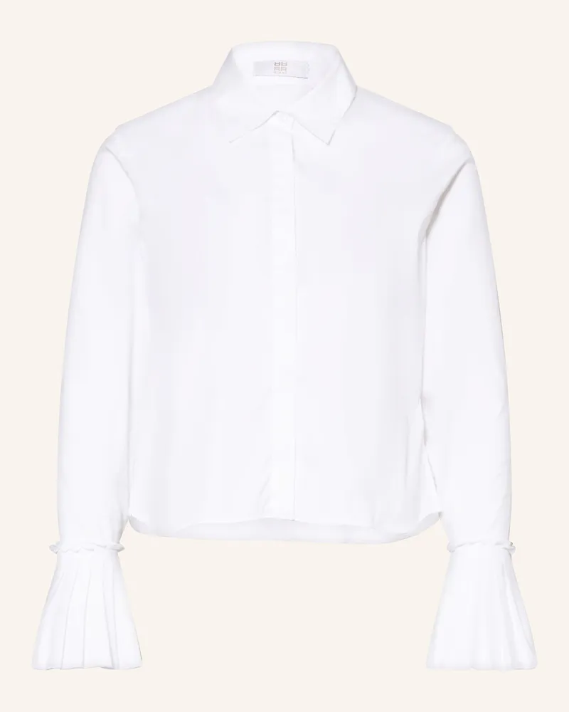 Riani Hemdbluse Mit Plissees weiss Weiss