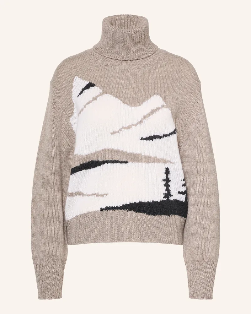 FTC Cashmere Rollkragenpullover Aus Cashmere beige Taupe