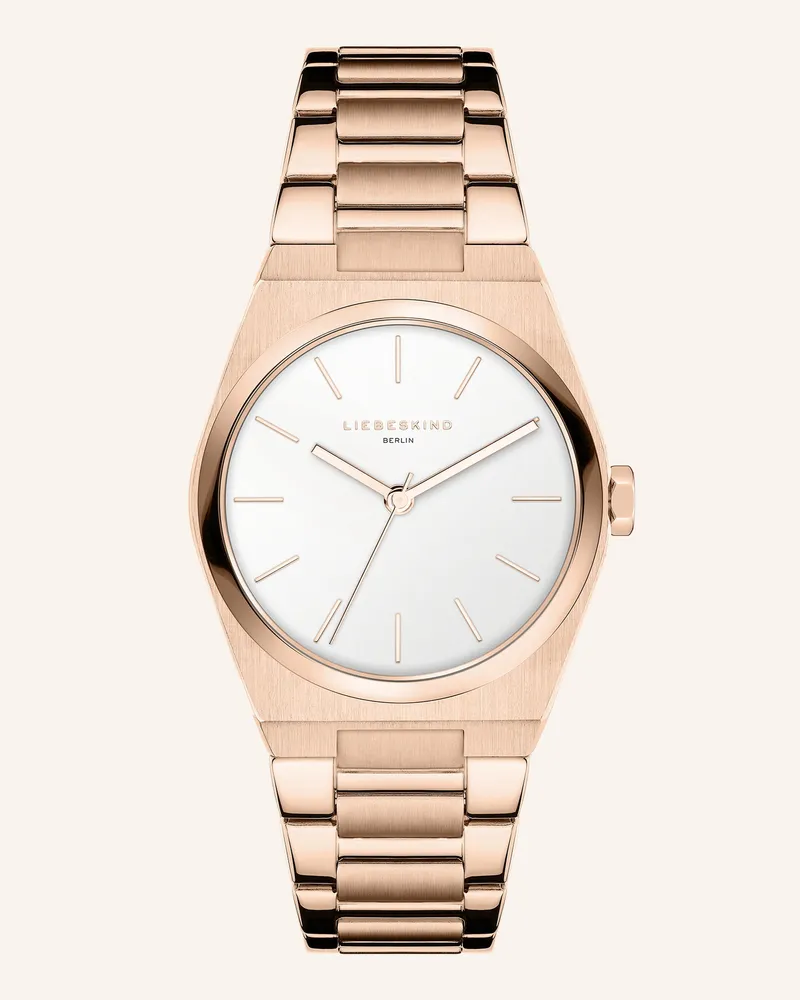 Liebeskind Armbanduhr  aus  Edelstahl Roségold