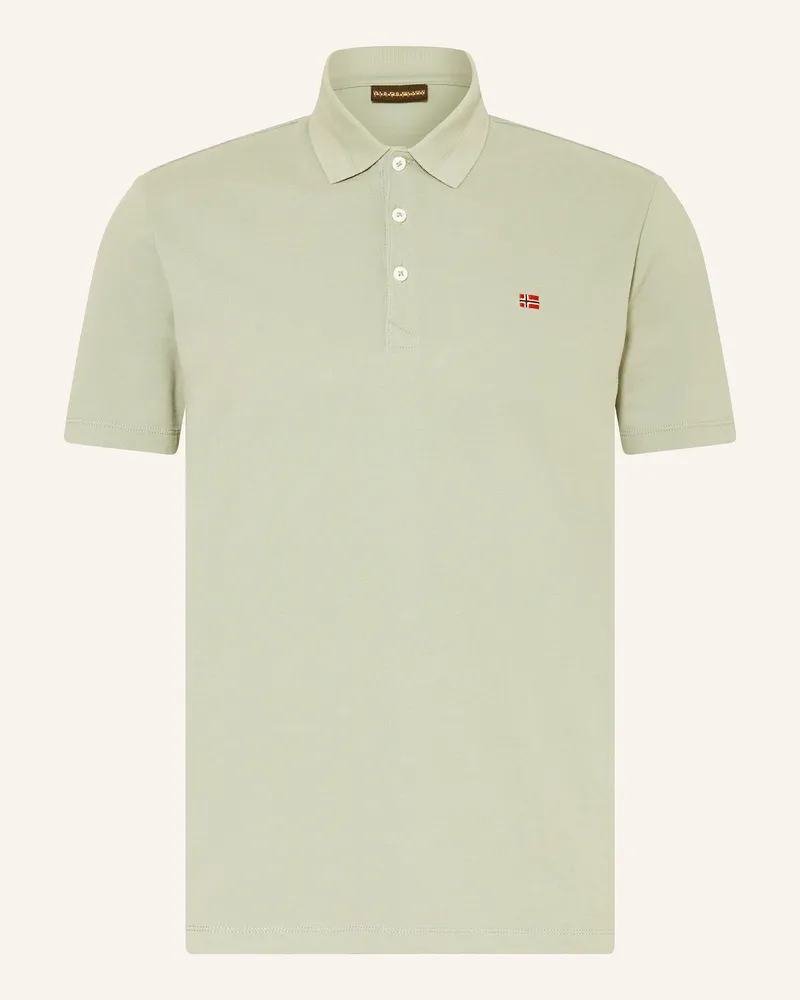 Napapijri Piqué-Poloshirt EALIS Hellgrün
