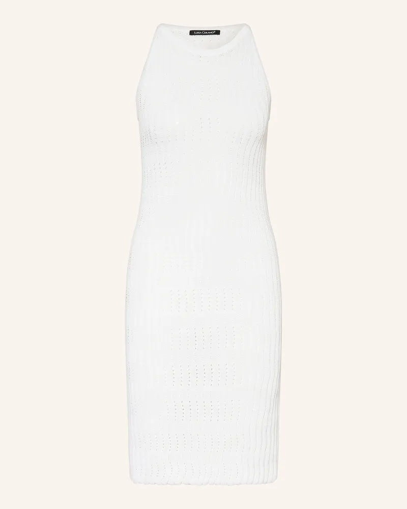 Luisa Cerano Strickkleid Weiss