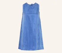 Kleid Mit Spitze blau