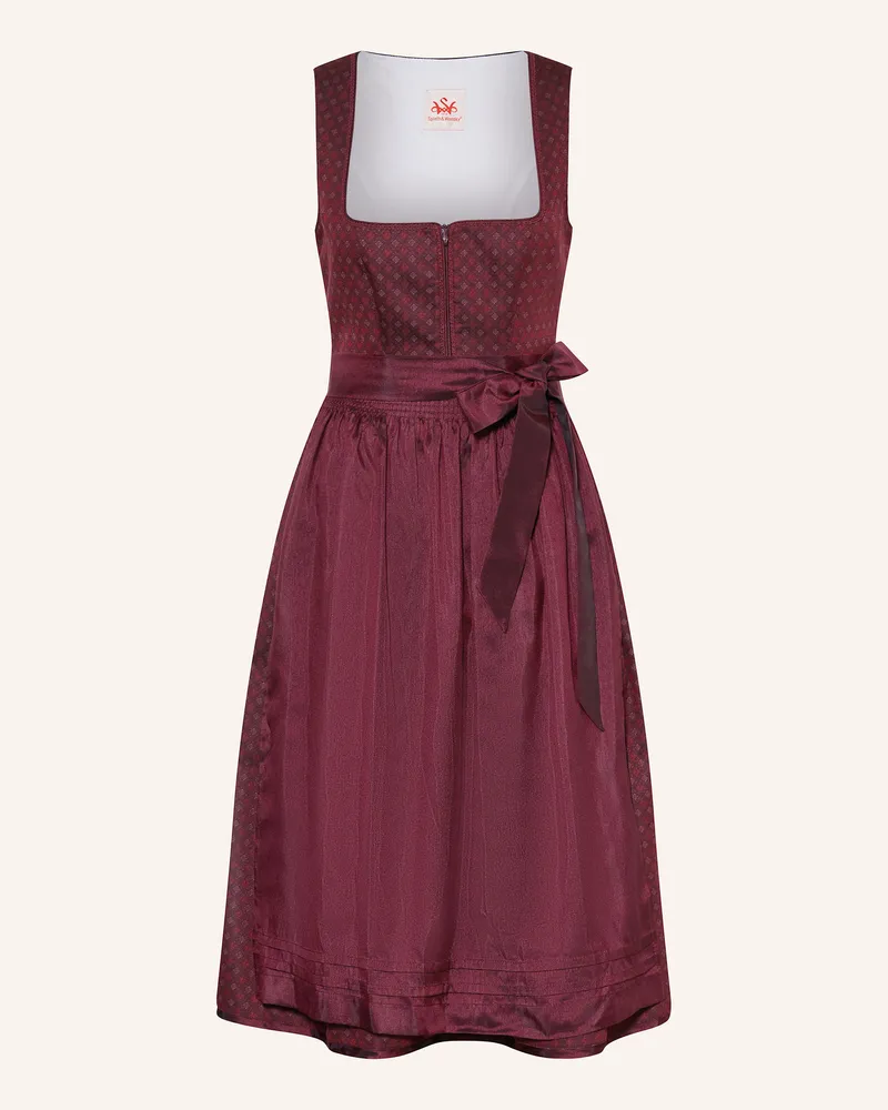 Spieth & Wensky Dirndl GEISA Dunkelrot