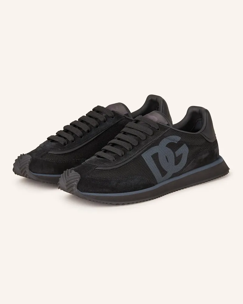Dolce & Gabbana Sneaker Dragon schwarz Schwarz