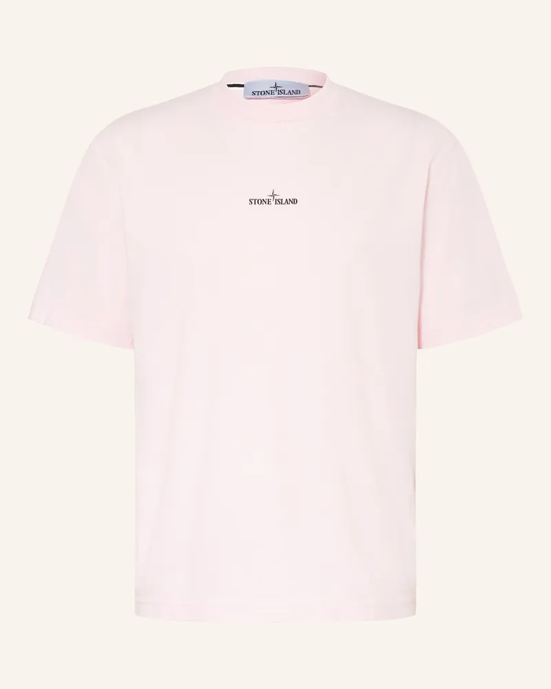 Stone Island T-Shirt Hellrosa