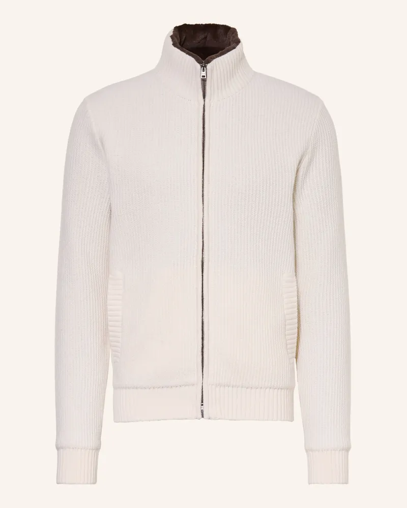Herno Strickjacke weiss Creme