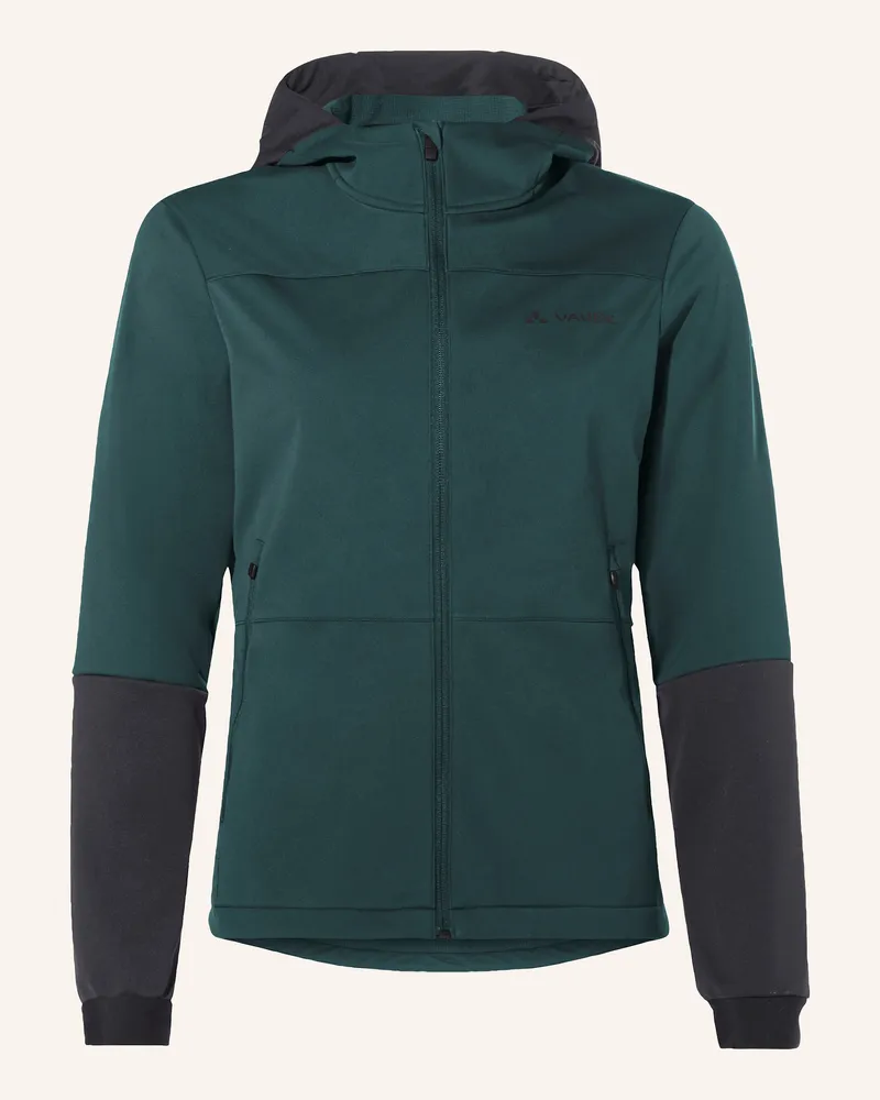 Vaude Radjacke W QIMSA HOODED SFT JACKET Grün