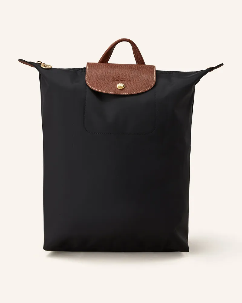 Longchamp Rucksack Le Pliage Medium schwarz Schwarz