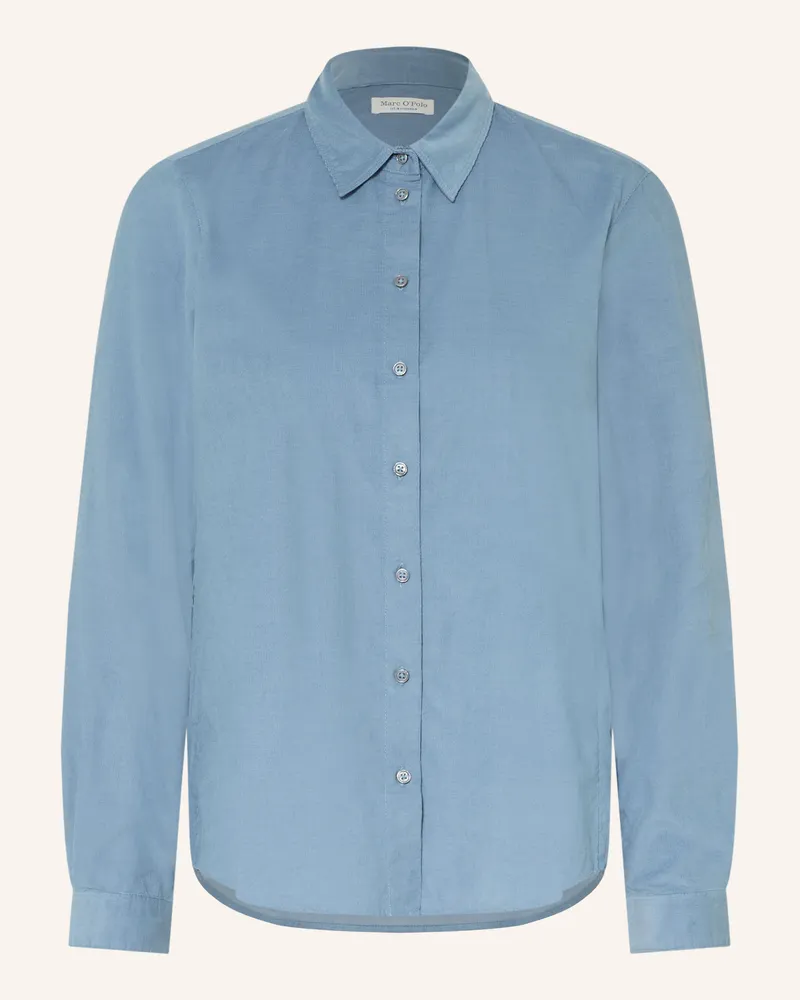 Marc O'Polo Hemdbluse Aus Cord blau Blau
