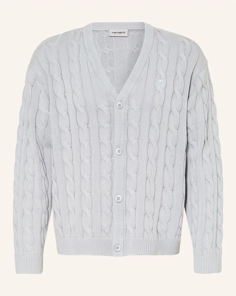 Carhartt WIP Strickjacke Carter blau Blaugrau