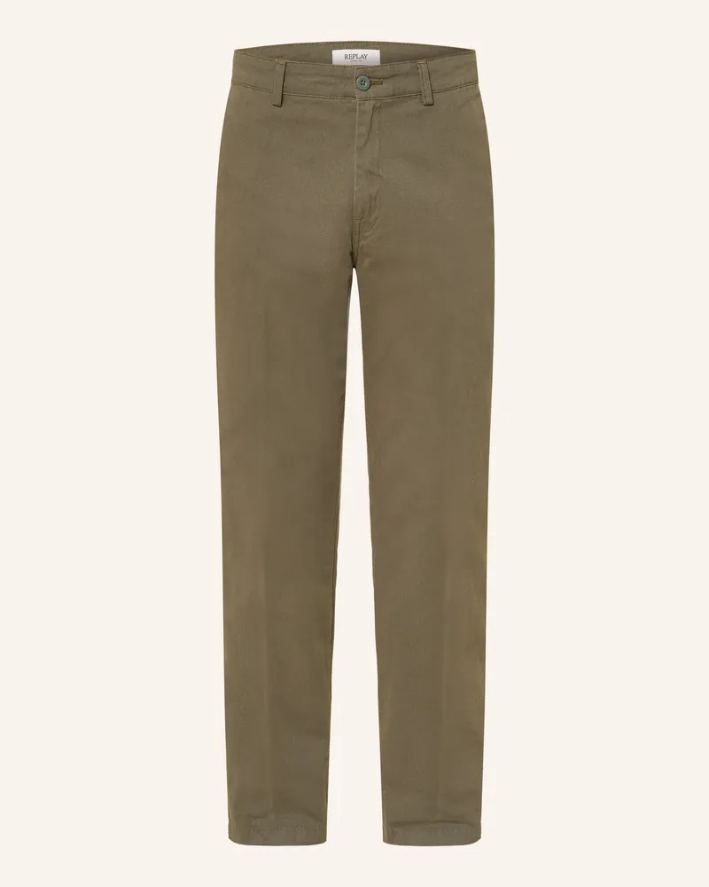 Replay Chino Regular Fit Khaki