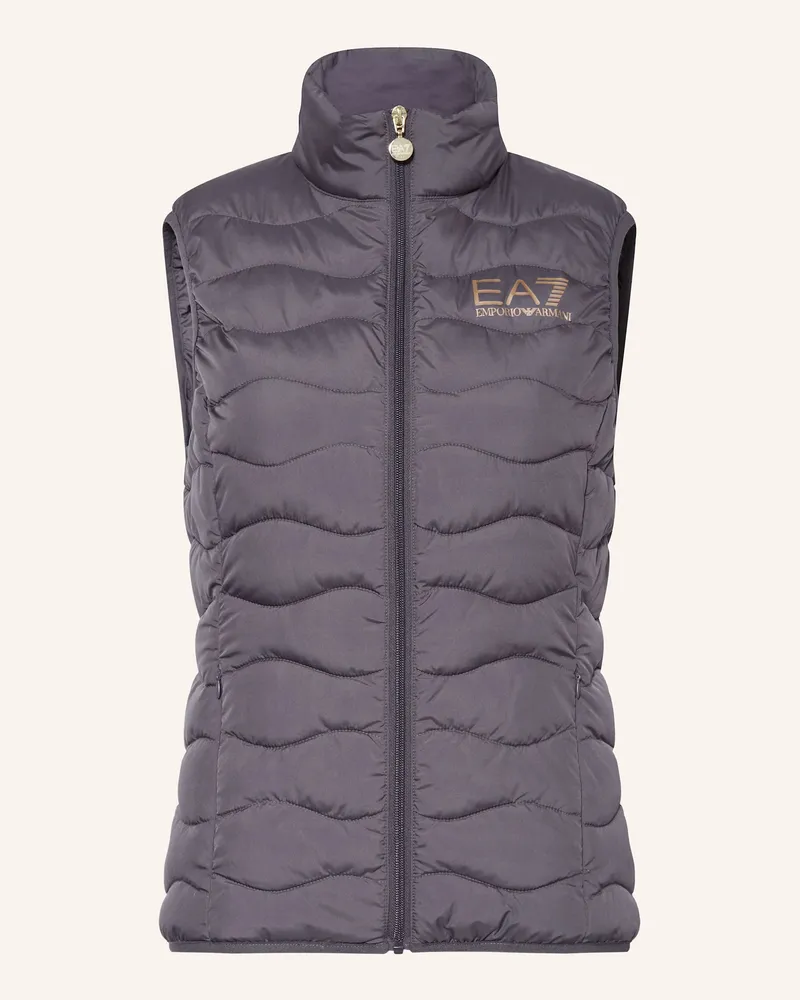 EA7 Funktionsweste Train Core blau Dunkelgrau