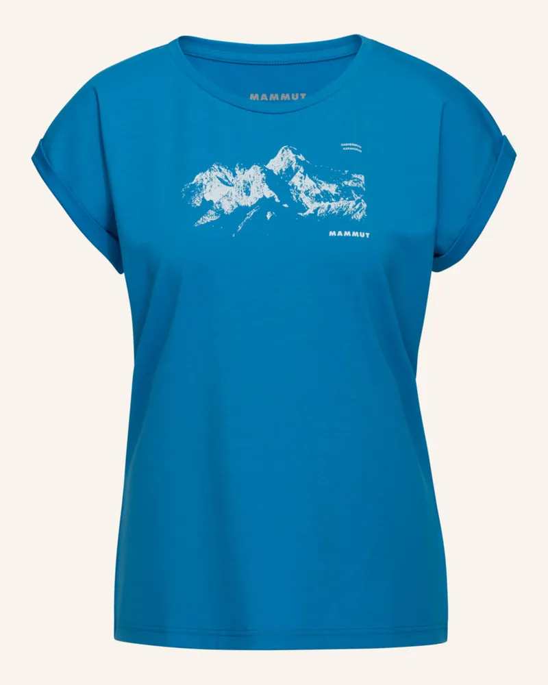 Mammut T-Shirt MOUNTAIN Blau