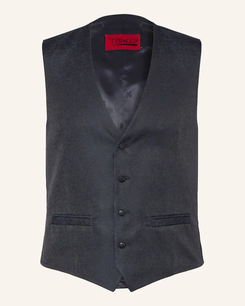 Wilvorst Anzugweste Slim Fit blau 030
