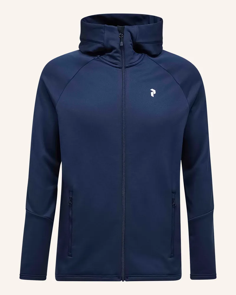Peak Performance Midlayer-Jacke Rider Zip Hood blau Dunkelblau