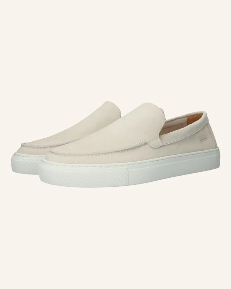 Blackstone Slip-Ons weiss Weiss