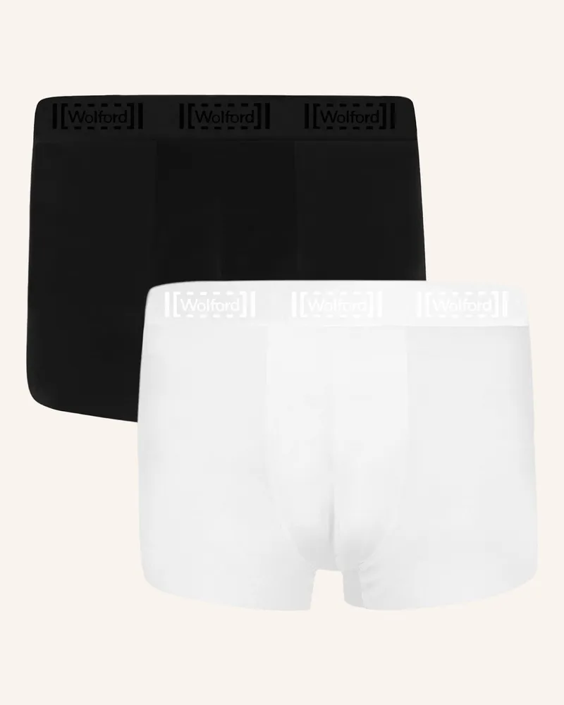 Wolford Wolford Boxer Set Men's Pure Boxer Brief Set Schwarz